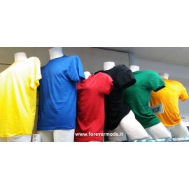 3 T-shirt maglie uomo Garbo manica corta girocollo in cotone 2