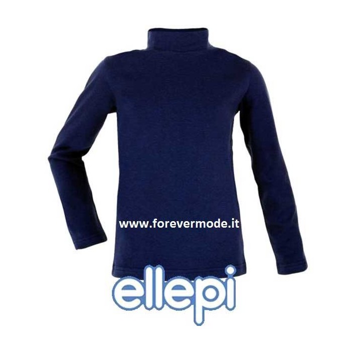 Maglia bambino Ellepi manica lunga lupetto in caldo cotone invernale