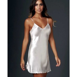 Sottoveste donna mini Andra Lingerie spalla stretta in raso