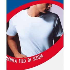 T-Shirt uomo Filam manica corta a girocollo in leggero filo di scozia
