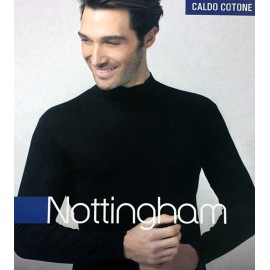 Maglia uomo Nottingham manica lunga con collo lupetto in caldo cotone