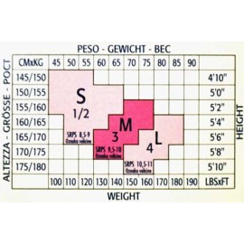 Leggings donna Pompea con velluto lamè davanti e tessuto nero dietro 2