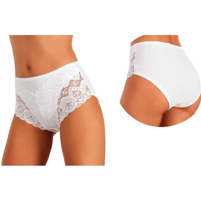 3 Slip culotte donna Jadea alte leggermente contenitiva in coton