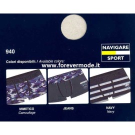 6 Boxer uomo Navigare in cotone elasticizzato fantasia con elastico loggato 2