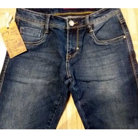 Jeans uomo Baci & Abbracci in cotone elasticizzato con sbiaditure 2