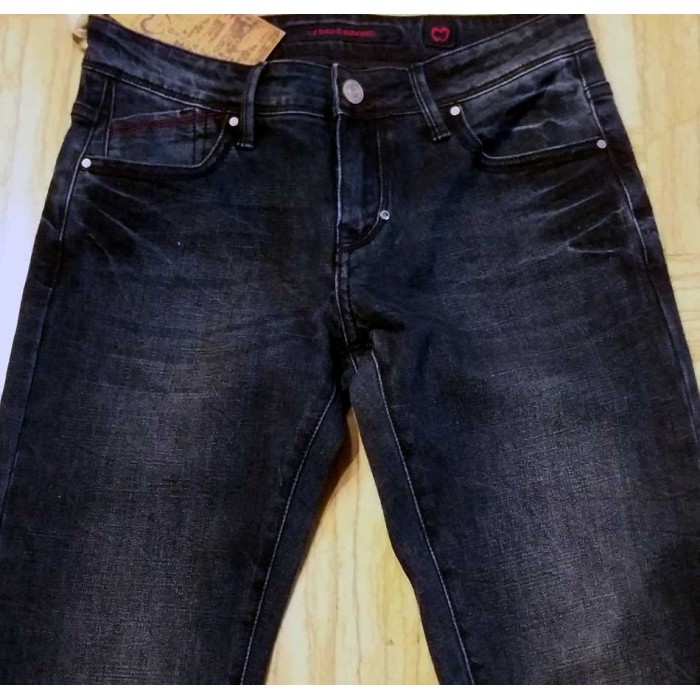 Jeans uomo Baci & Abbracci in cotone elasticizzato poco sbiadito