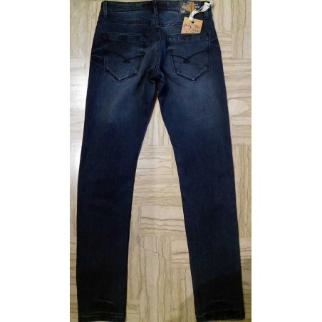 Jeans uomo Baci & Abbracci in cotone elasticizzato poco sbiadito