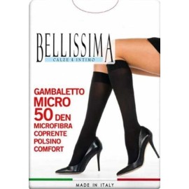 Calza gambaletto donna Bellissima in microfibra antisegno 50den