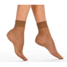 6 Paia di Calzini donna Bellissima velati 10 denari con elastico comfort