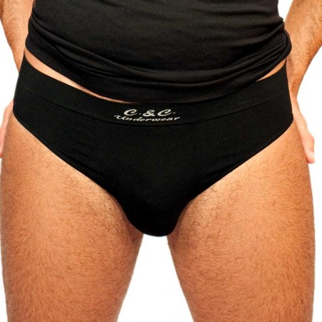 Slip uomo C&C in morbida microfibra liscia senza cuciture