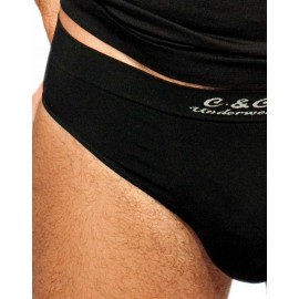Slip uomo C&C in morbida microfibra liscia senza cuciture 2