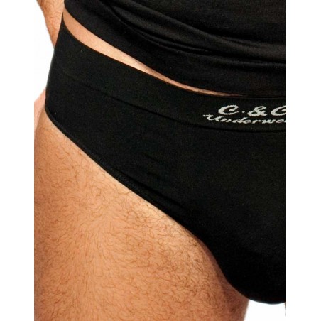 Slip uomo C&C in morbida microfibra liscia senza cuciture