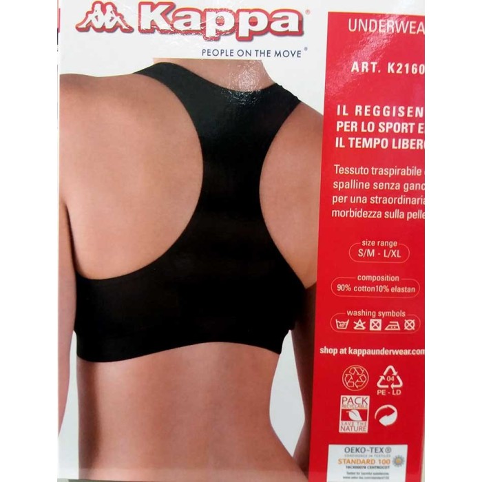 Kappa K2160 stretch cotton sports bra - underwear - WOMEN UNDERWEAR