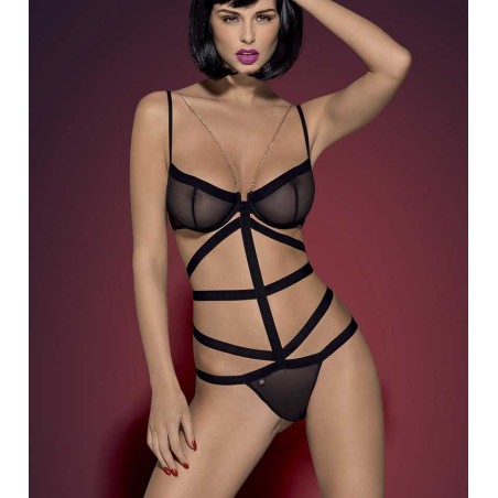 Sexy lingerie donna Obsessive, Bondy body sensuale e accattivante