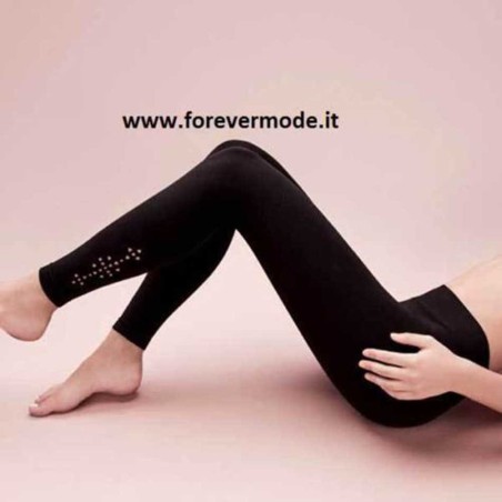 Pantacollant donna Matignon con motivo sulla caviglia a taglio laser