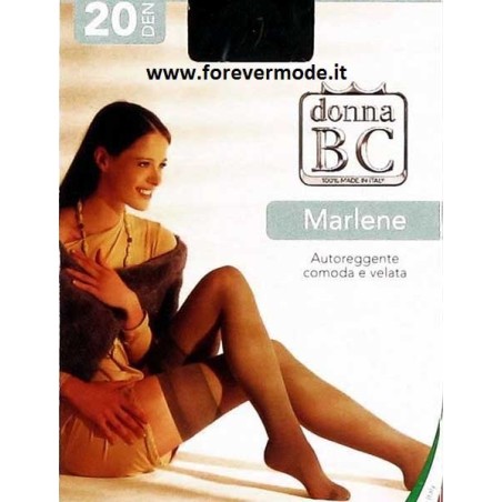 12 Paia Autoreggenti Donna BC in filanca 20 den velate