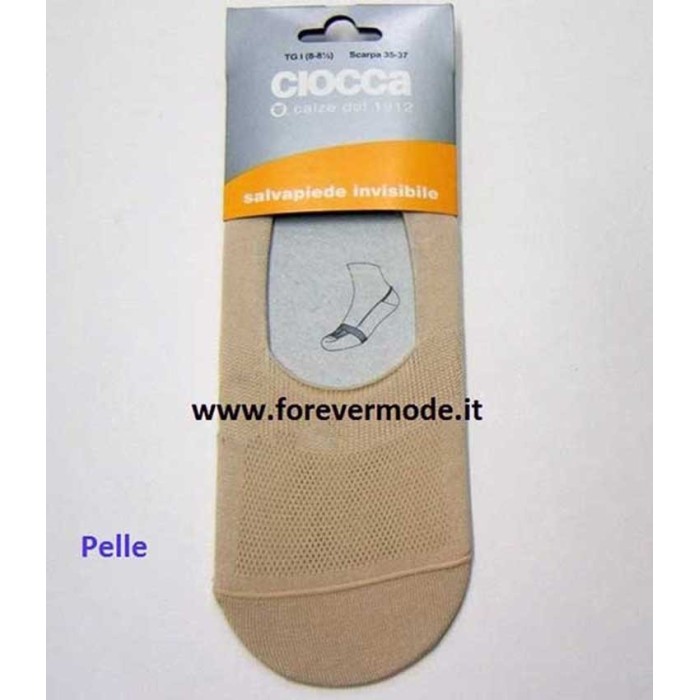 6 Paia di Calze donna Ciocca salvapiede in cotone comfort invisibile