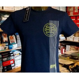 T-shirt uomo Papeete manica corta a girocollo in cotone con stampa logo laterale