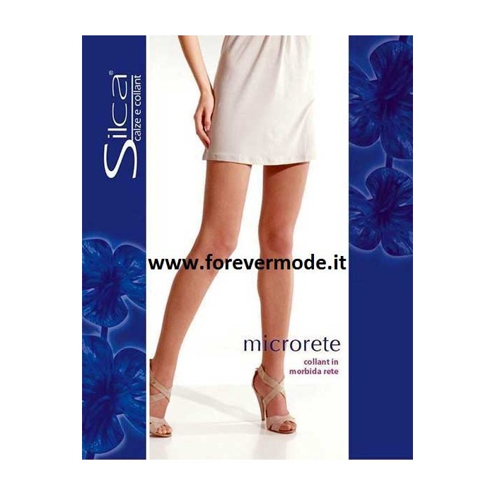 3 Collant donna Silca in morbida Micro rete elasticizzata