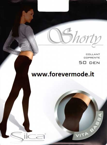 Collant donna Silca Shorty 50 coprente a vita bassa